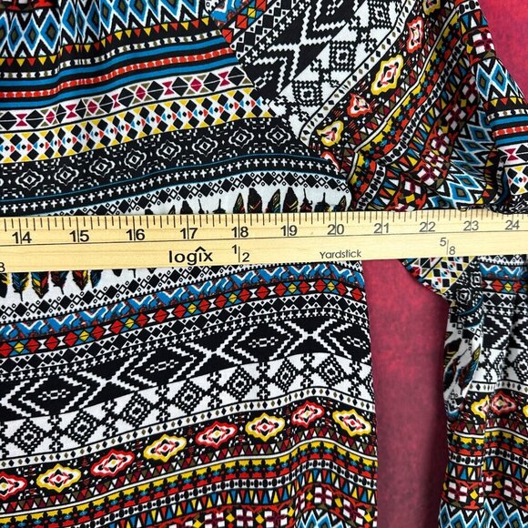 RUFF HEWN WOMEN;S COLORFUL LONG SLEEVE FLOWY BOHEMIAN STYLE TOP, SILE L (LARGE) - Picture 8 of 11